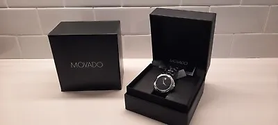 Movado Men’s Luno Sport Black Dial Quartz Watch - 0606378 NEW • $350