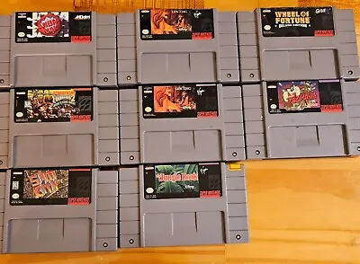 Super Nintendo SNES 14 Game Lot Bundle Donkey Kong Country 2 • $79.95