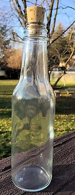 5 Oz Glass Bottle W/ Cork 6.5 H 1.75 Diam ~ Multiuse *NEW* Storage Crafts • $3.50