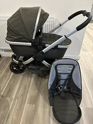 ICandy Peach All Terrain Pram Pushchair Peach 6 Bundle • £225