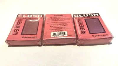 Lot Of 3 Mary Kate And Ashley Paper Me Pretty Makeup Blush Sheets Color FLUSHED • $6.99