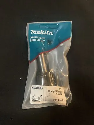 Makita Carbide Router Bit Straight Plunge Bit 2 Flute 1/2  Shank  733006-8A New • $35.50