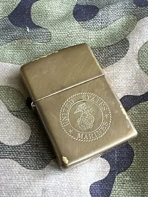 2011 Zippo Lighter - United States Marine Corps - Solid Brass - EGA Logo - USMC • $30