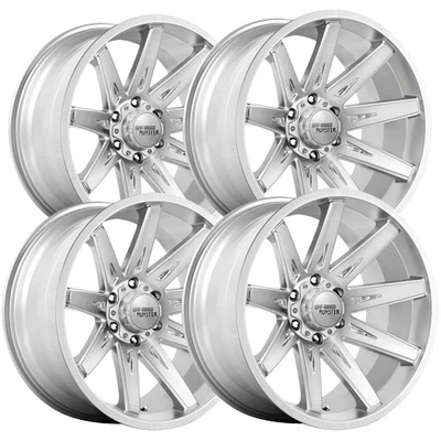 $1191.96 • Buy (Set Of 4) Off-Road Monster M25 20x10 6x5.5  -19mm Brushed Wheels Rims 20  Inch