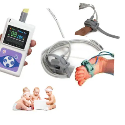 Infant Hand-held Pulse Oximeter With USB Port Softwarefor PediatricNeonatal • £105.60