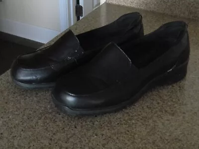 SAFE T STEP Slip On Oil & Slip Resistant Shoes Sz US 8 EUR 40 UK 6.5 Black • $16.50