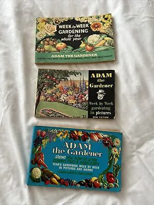 Vintage Adam The Gardener Gardening Annuals  • £9