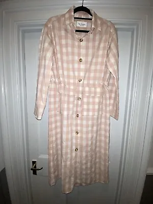Kate Sheridan Shirt Dress Size 10-12 Hardly Worn Seersucker • £75