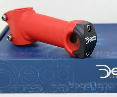 NOS DEDA ELEMENTI LYNX AHEAD A-HEAD STEM 100mm 1  INCH CLAMP 26.0 RED VINTAGE • $49