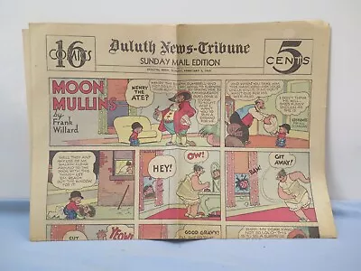 Feb 3 1935 Duluth News Tribune Sunday Comics 4 Pages Color • $7.99