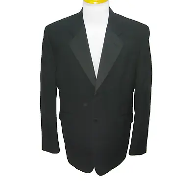 FORMAL KNIGHT Men's (Size 42R) Black Tuxedo Jacket Super 110's Wool Blazer Coat • $48.50