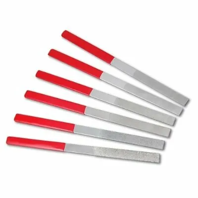 Diamond Coated Flat File Set 6 Different Grits 7  • $11.57