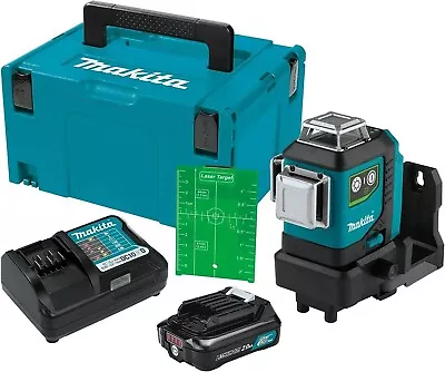 Makita 12V Max Cxt Self Leveling 360 3 Plane Green Laser Kit- Green (SK700GDNAJ) • $499.99