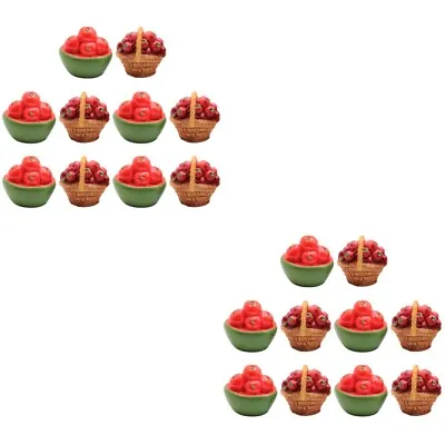  20 Pcs Mini House Ornaments Decor Accessories Country Home Fruit • £13.45