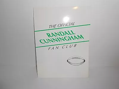 Vintage Official Randall Cunningham Fan Club Eagles 2 Pocket Folder LOT Of 60 • $44.99