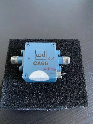 WJ CA66 Microwave RF Amplifier 26dB Gain 15dBm @ 1.5GHz  • $39