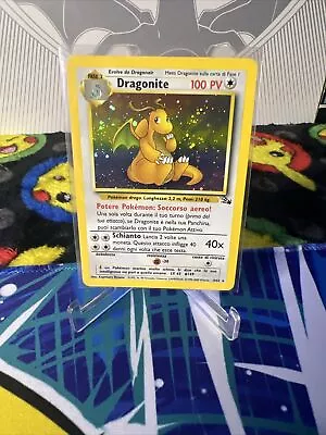 Dragonite 4/62 Pokémon TCG Italian - HOLO RARE LP-NM • $35