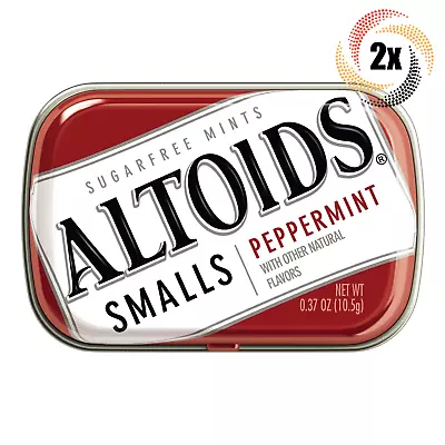 2x Tins Altoids Smalls Peppermint Flavor Mint | 50 Mints Per Tin | Fast Shipping • $10.36