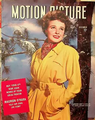 Motion Picture Magazine Vol. 68 #5 VG 1944 • $38