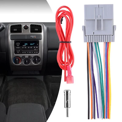 $5.69 • Buy Stereo Radio Install Wire Harness + Antenna Adapter For Gmc Pontiac Buick Chevy