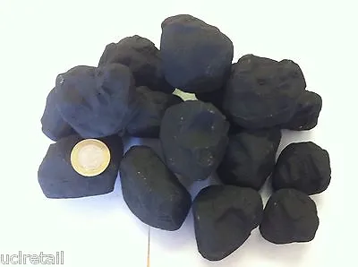 WOW !!! Replacement Small Round Gas Fire  Coals  (20) NEW  STOCK! • £10.99