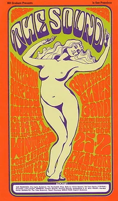 MINT Muddy Waters Jefferson Airplane 1966 THE SOUND BG 29 Fillmore Card • $24.99