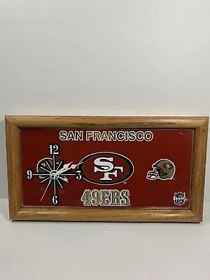 Vintage San Francisco  49er License Plate Clock • $34