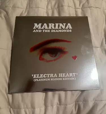 Marina Electra Heart Platinum Blonde Edition Pink Clear Vinyl 2 LP Limited Rare • $100