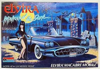 Elvira Macabre Mobile '58 Ford T-Bird By Monogram #2783 1:24 Scale Plastic Model • $39.58