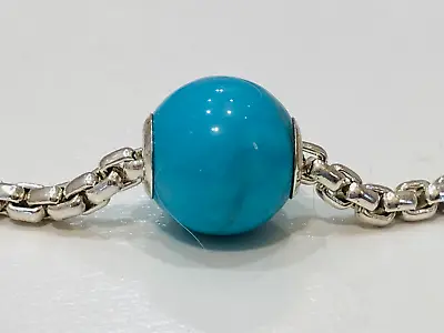 THOMAS SABO Karma Blue Turquoise Howlite Stone Bead K0035-589-17 • $24