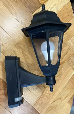 £5 • Buy ASD Coach Lantern Outdoor Wall Light. CW PIR. Lamp Included. Black