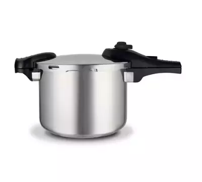 Barton Pressure Cooker Induction 6-Qt. Heavy Duty Locking Lid Stainless Steel • $73.27