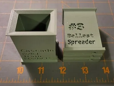 N Scale 3D Printed Ballast Spreader By Cascade Model Train Products #3 • $6.50
