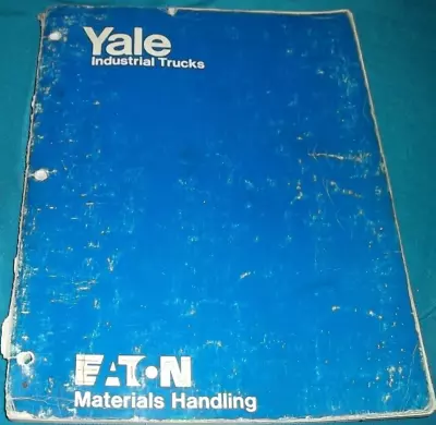 Yale Ne 020 030 035 040 Forklift Parts Manual Book Catalog • $39.99