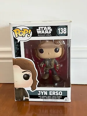 Funko Pop Vinyl Jyn Erso #138 Rogue One Star Wars Vaulted • $7