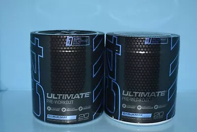 (2) Cellucor C4 Ultimate Pre Workout Icy Blue Razz 20 Servings Exp. 08/2024 • $49