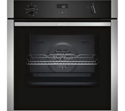 £629.99 • Buy Neff B4ACF1AN0B Single Oven Slide&Hide Built In Stainless Steel GRADE A