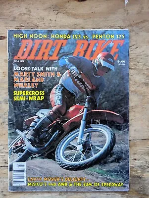 DIRT BIKE-July 1976 Honda Penton Maico Husqvarna AMA Supercross ISDT Hangtown GP • $15