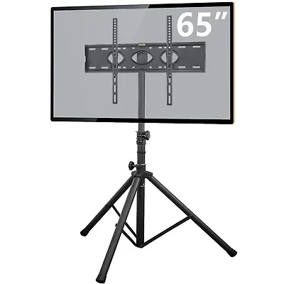 Outdoor TV Stand Tripod TV Stand With MountHeight AdjustableHold Up To 100 Lbs • $48.99