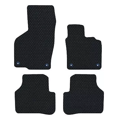 VW Passat B7 2011-2014 GENUINE LUXURY Tailored Rubber Car Floor Mats Black Set • $24.85