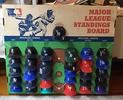 Vintage 1998 MLB 30  Mini Baseball Helmet Display Sign Ice Cream Bowls NYYANKEES • $175