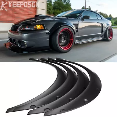 For Ford Mustang Set Of 4 Fender Flares Extra Wide Body Kit Wheel Arches • $69.15