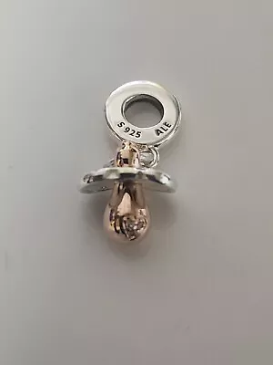 Authentic Pandora Baby Pacifier Dangle Charm #781490c01 • $55