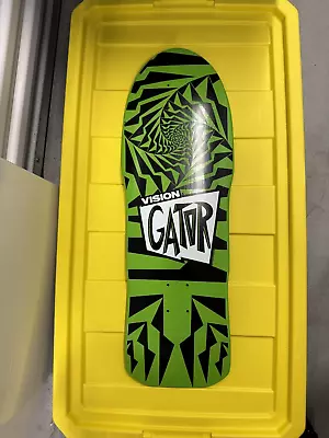 Vision Gator Skate Deck - Green • $50