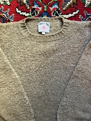 JPress Shaggy Dog Sweater S Light Brown Mens Small J. Press Tan • $119