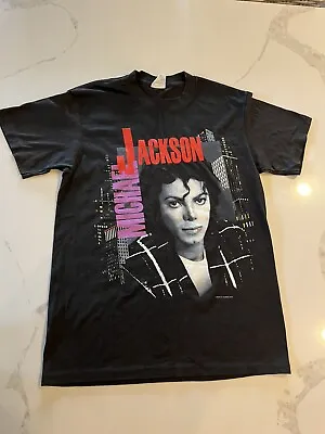 Vintage Michael Jackson 1988 Bad Tour T Shirt-Spring Ford Classic Tag • $79.99