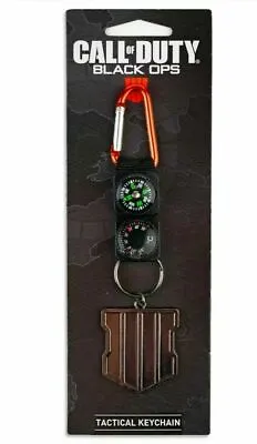 Call Of Duty Black Ops 4 Tactical Keychain With Compass Set BRAND NEW ! • $13.99