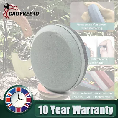 £8.91 • Buy Axe Knife Sharpening Whetstone Dual Grit Sharpener For Kitchen Garden Tools