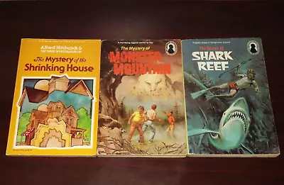 Lot Of 3 Vintage Alfred Hitchcock & The Three Investigators Books TPB • $28