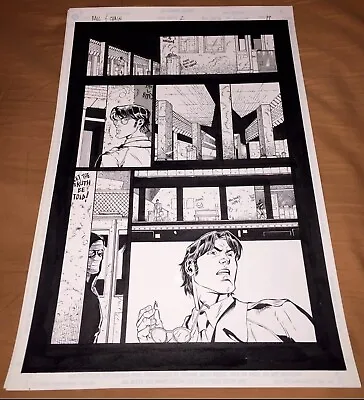 Ball And Chain #2 1999 Original Art Page Scott Lobdell Ale Garza Homage Comics • $995